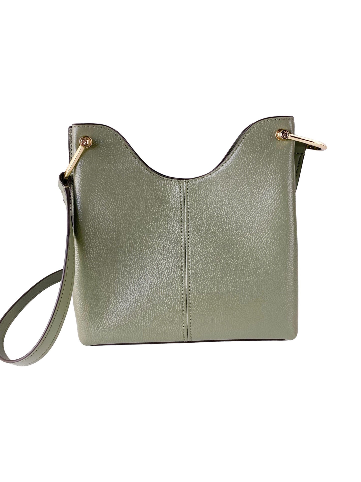 Чанта Michael Kors Joan Large Perforated Suede Slouchy Messenger (Army Green)