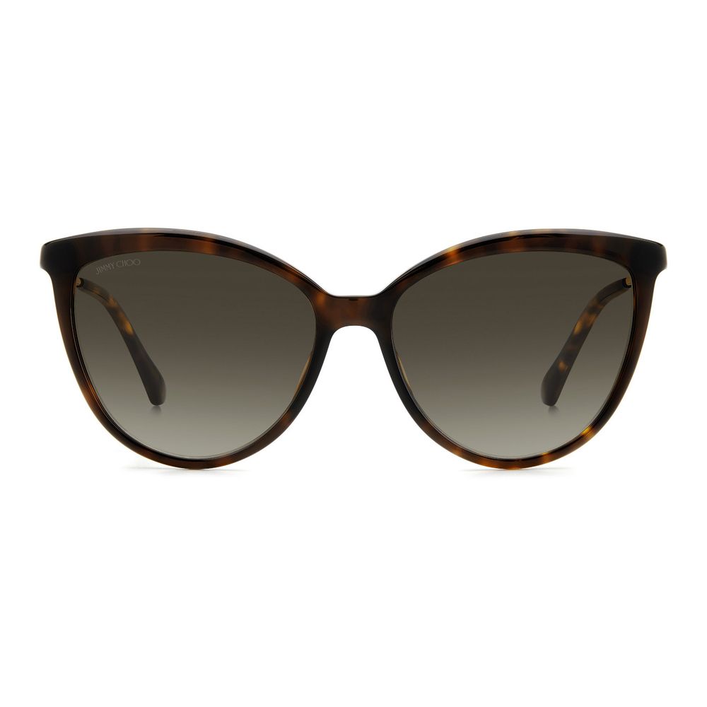 Слънчеви очила Jimmy Choo Brown Metal