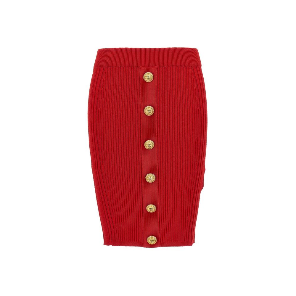 Мини пола Balmain с дължина до коляното
