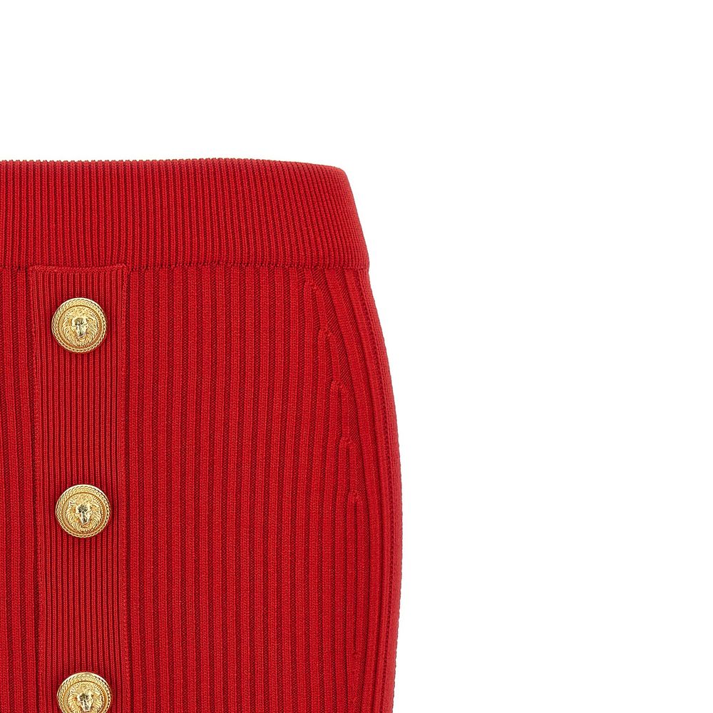 Мини пола Balmain с дължина до коляното