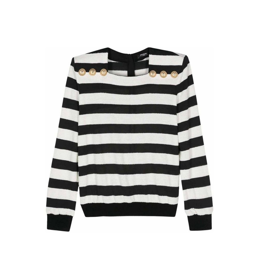 Топ от джърси на райета Balmain