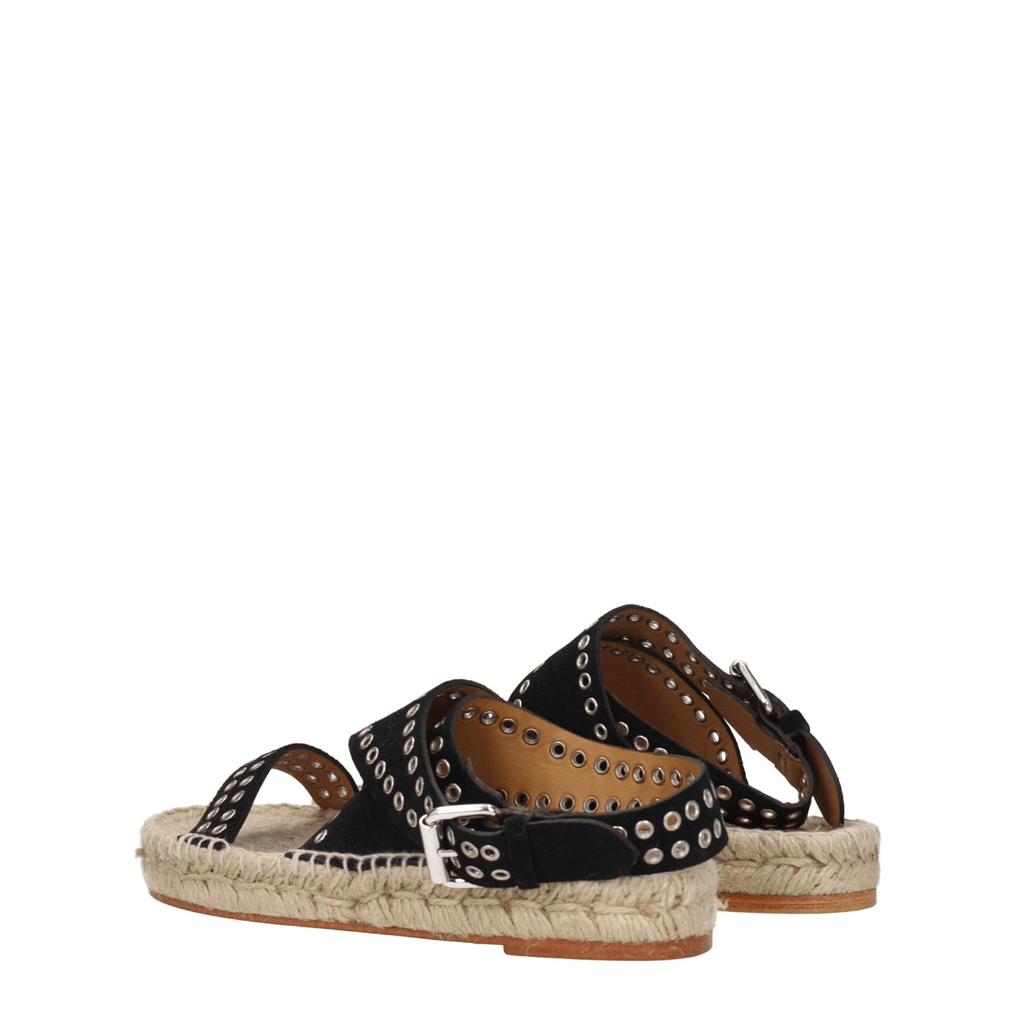Черни кожени плоски сандали Isabel Marant