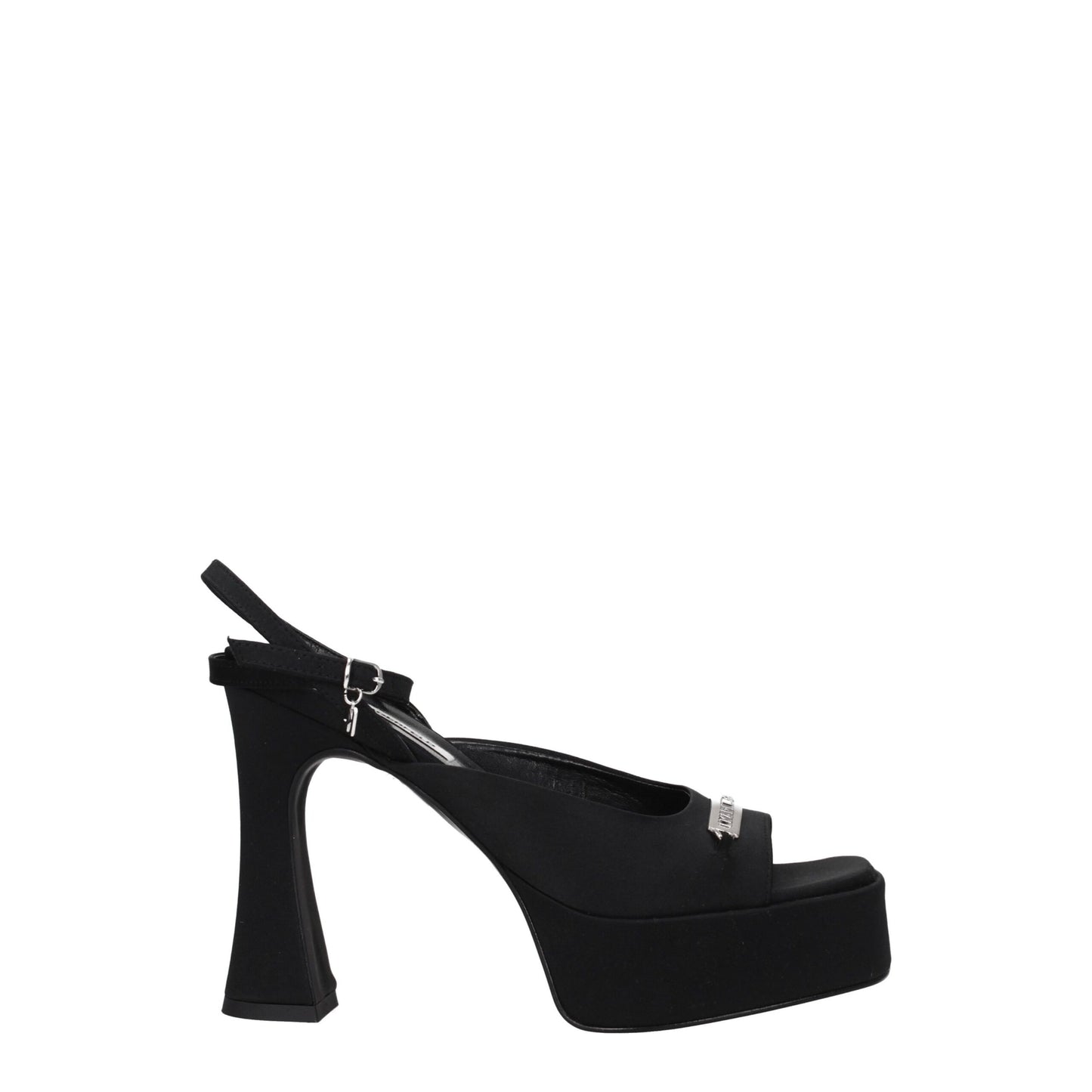 Черни платнени платформи от Karl Lagerfeld