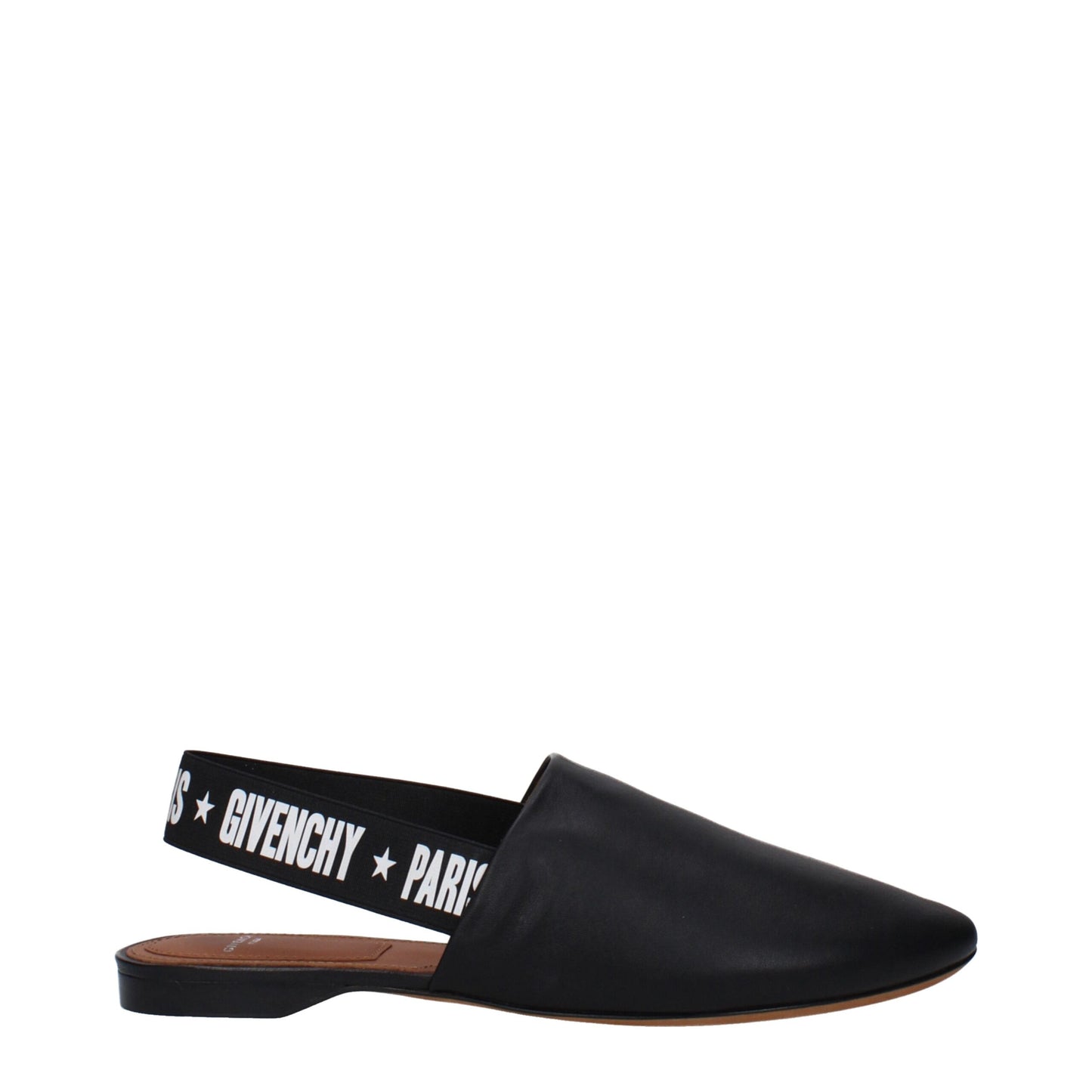 Черни кожени сандали Givenchy