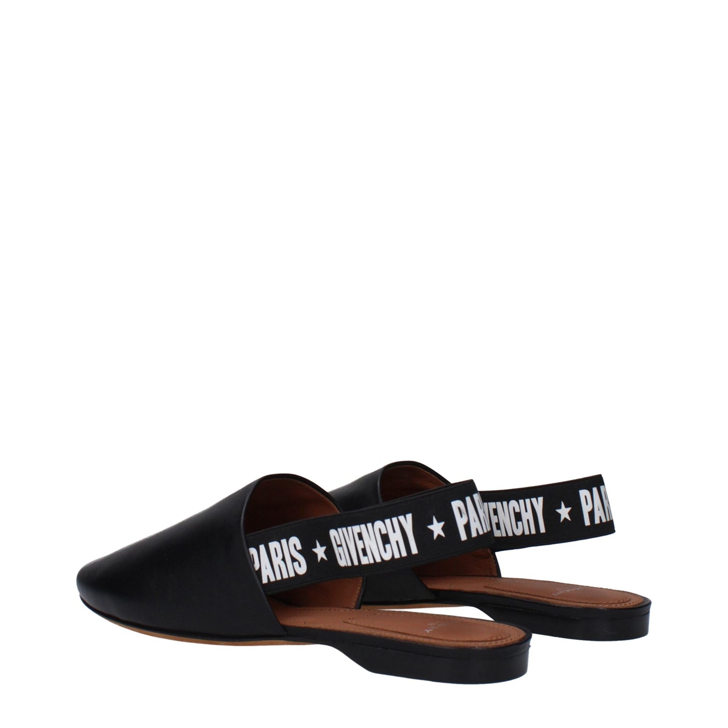 Черни кожени сандали Givenchy