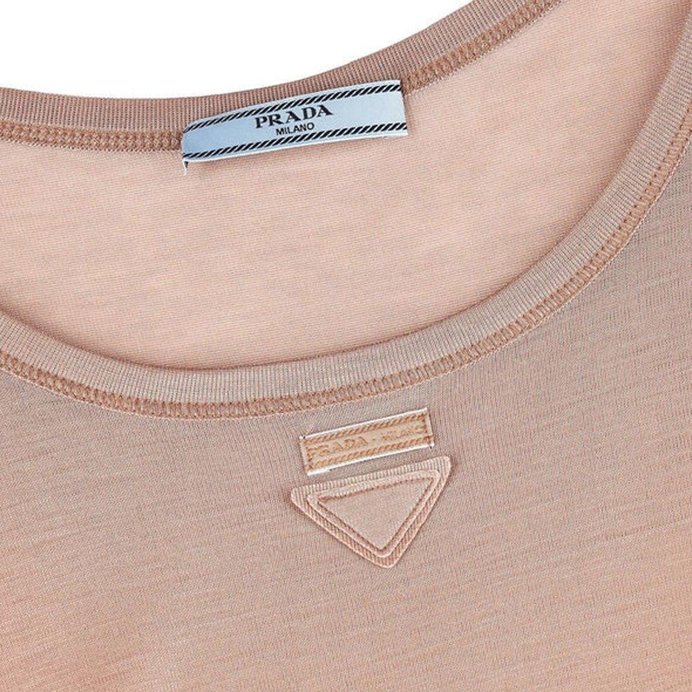 Топ без ръкави с лого на Prada