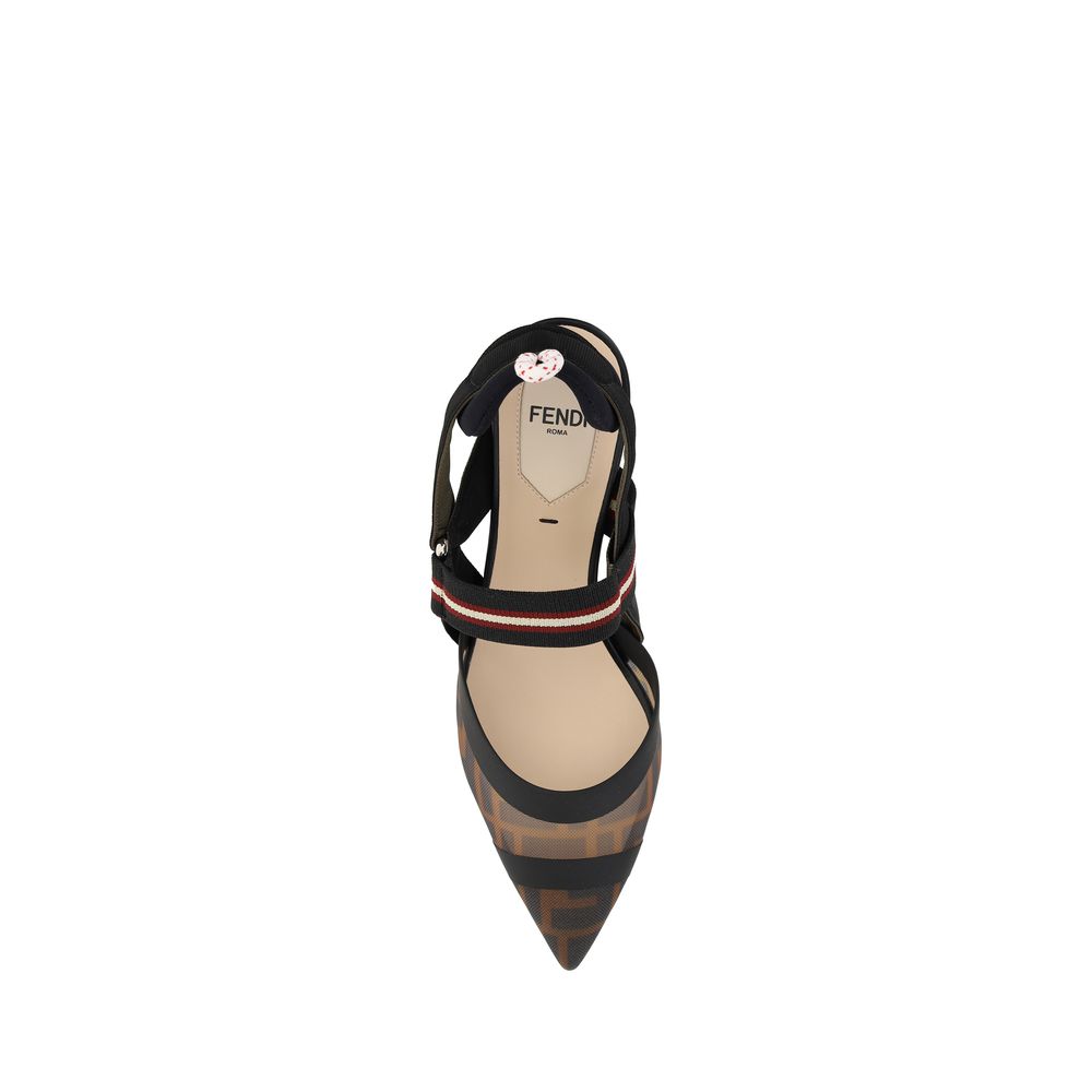 Помпи Fendi Colibri Rete