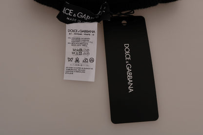 Чорапогащи от кашмир и коприна Dolce &amp; Gabbana с черни еластични елементи