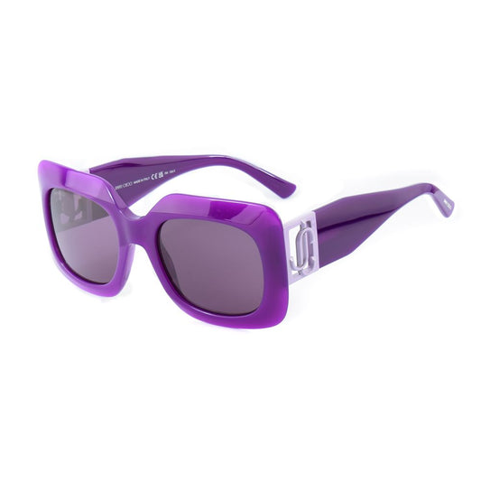Слънчеви очила Jimmy Choo Purple от смола