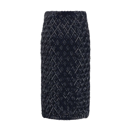 P.A.R.O.S.H. Sequined midi Skirt