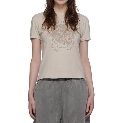 Тениска с щампа Acne Studios