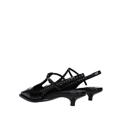 Кожени обувки с каишка презрамка Miu Miu