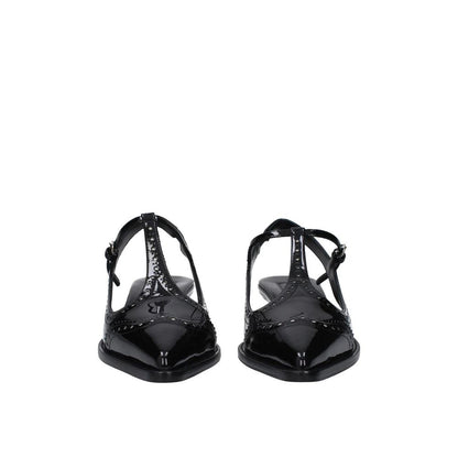 Кожени обувки с каишка презрамка Miu Miu