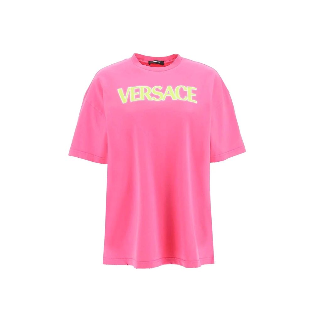 Топ с лого на Versace Cotton