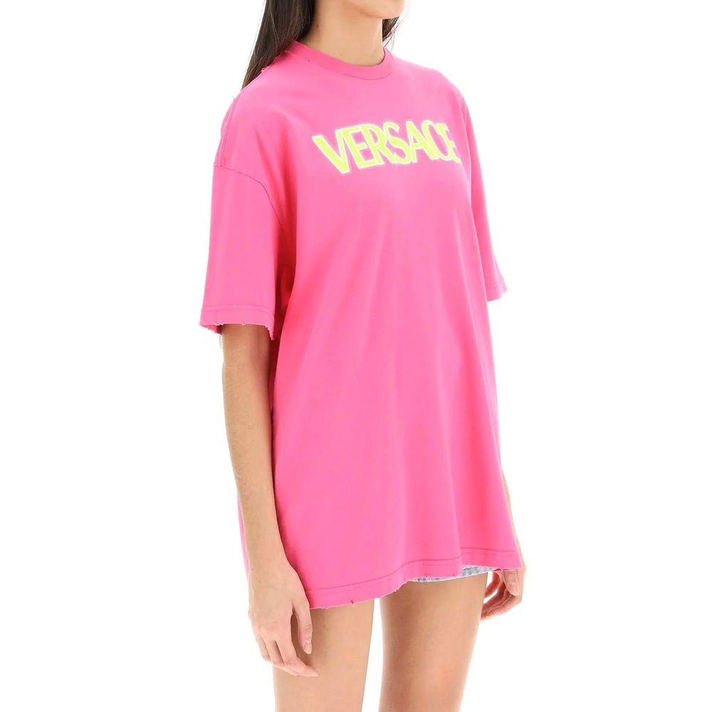 Топ с лого на Versace Cotton