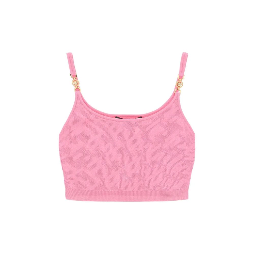 Къс топ Versace La Greca