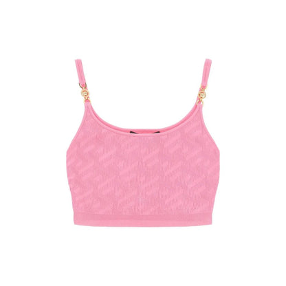 Къс топ Versace La Greca