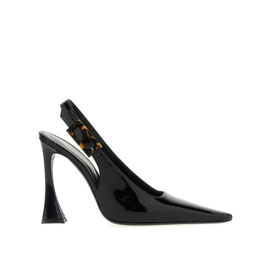 Кожени обувки с каишка презрамка Saint Laurent „Dune“