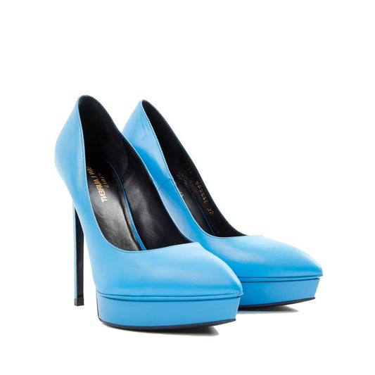 Кожени обувки Saint Laurent Janis