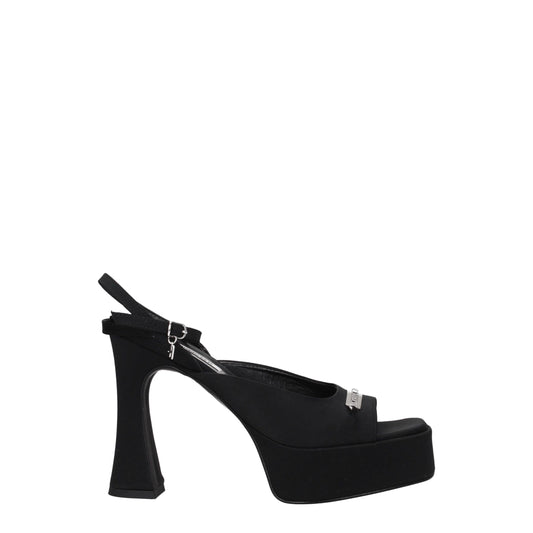 Черни платнени платформи от Karl Lagerfeld