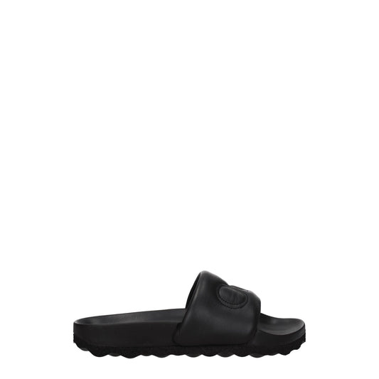 Черни кожени сандали Off-White
