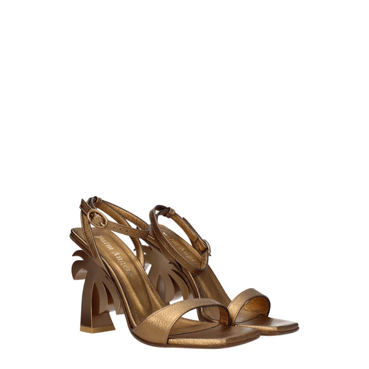Кожени боти Palm Angels Gold